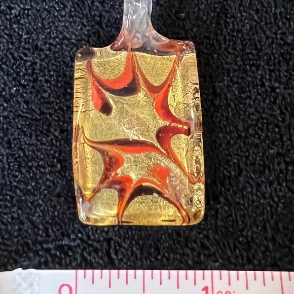 Rectangle Glass Pendant - Picture 3 of 3